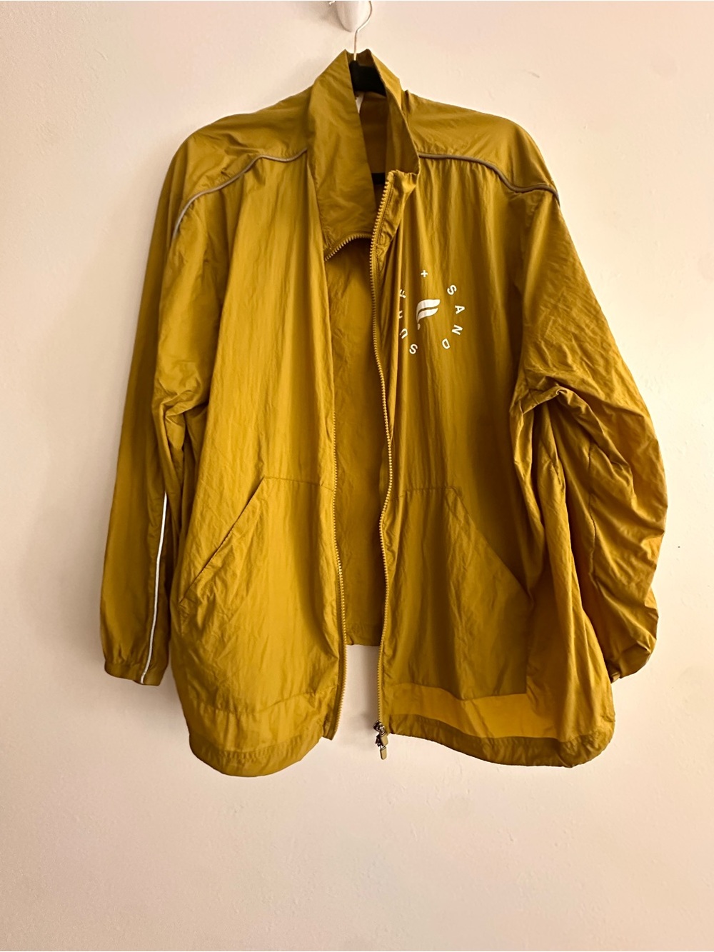 Olive Green Unisex Lightweight Windbreaker Jacket